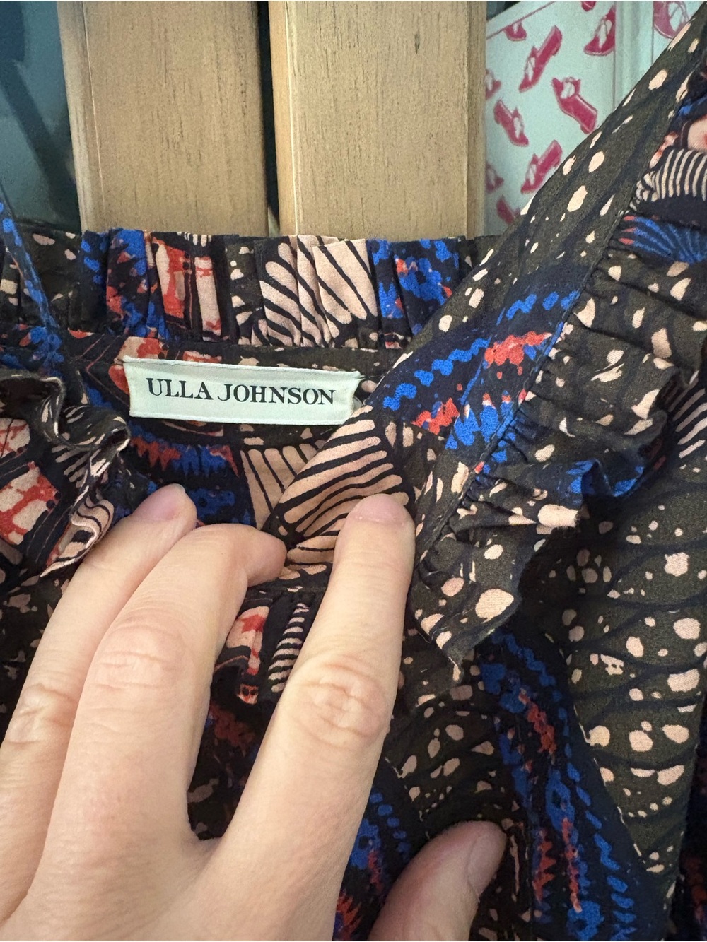 Ulla Johnson Ellyn Dress in the Army Print NWOT size 6 - Picture 7 of 8